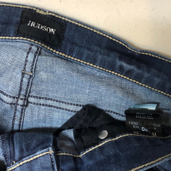 Hudson Shine Midrise Skinny Jeans Alad Wash Pants - Picture 6 of 6